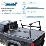 Syneticusa Retractable Mr Tonneau Cover + Rack For 2002-26 Ram 2500 3500 Bed 8FT. Fixed Price $2833.20.
