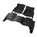 Tpe Waterproof Row Floor Mat Liners For Toyota Tacoma Double Cab 2016-2017. Fixed Price $69.25.