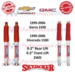 Skyjacker Shocks Set 0-2" Front & Rear For Gmc Sierra, Chevy Silverado 1500 2WD. Fixed Price $269.88.