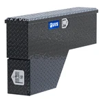 Uws 48" Passenger-side Wheel Well Tool Box Heavy Packaging Gloss Black Aluminum. Fixed Price $821.95.
