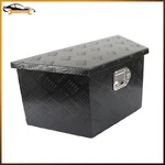 For Heavy Duty Truck Pickup 5 Bar Tread Tool Storage Box Aluminum 26"X13.3"X12". Fixed Price $86.62.