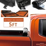 5FT 60" Bed Soft Roll Up Tonneau Cover For Chevy Colorado Gmc Canyon 2015-20. Fixed Price $128.97.
