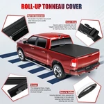 Soft Roll-up Truck Bed Tonneau Cover Fits 2002-2019 Dodge Ram 1500 8FT. Fixed Price $200.92.