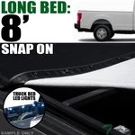 Topline 2017-2022 Ford F250 8' Long Bed Hidden Snap Tonneau Cover+led Lights. Fixed Price $293.00.
