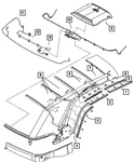 Genuine Mopar Center Seal Right 5127356AB. Fixed Price $40.16.