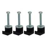 4 Pack Truck Tool Box Tie Downs Aluminum J Hook Crossover Mounting Kit Universal. Fixed Price $12.15.