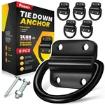 Pamazy 6PCS Heavy Duty Steel Rings Tie 2.75 By 2.16 Inches, Black. Fixed Price $42.79.