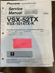 Pioneer VSX-52TX VSX-1014TX-K VSX-1014K Receiver Service Manual **original**. Fixed Price $20.99.