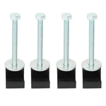 Truck Tool Box Mounting Kit Aluminum Tie Downs J-hook Pickup No Drillingset Of 4. Fixed Price $11.41.