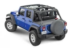 Mastertop Tonneau/cargo Cover For 07-18 Jeep Wrangler Jk 4 Door Black Diamond. Fixed Price $106.99.