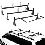 Ladder Roof Racks With Rear Roller, 3 BARS,800 Lbs Capacity Heavy-duty. Fixed Price $221.99.