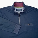 Ted Baker 1/4 Zip Curbing Navy Blue Pullover Sweater Mens Size 7 (3XL). Fixed Price $32.99.