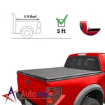 Soft Roll Up Tonneau Cover Fits For 2016-2019 Toyota Tacoma 5FT/ 60 Inch Bed. Fixed Price $115.97.