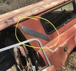 1960S International Ih Scout 800 Cap Sail Panel Molding Trim Set Lh Rh 1831-16. Fixed Price $48.00.