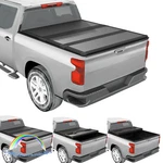 For Silverado Sierra 1500 Crew Cab 2019-20 Tri-fold Tonneau Cover 6.5FT Bed Hard. Fixed Price $389.99.