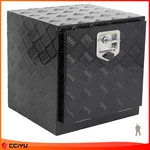 Aluminum Storage Tool Box 18"X 17"X18" W/2X Chain For Truck Garage Home Office. Fixed Price $104.02.