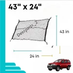 43" 24" Floor Trunk Cargo Net For Nissan Xterra (2000-2015) Luggage Holder. Fixed Price $16.50.