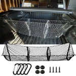 For Toyota Tacoma 2001+ Trunk Bed Cargo Net 3 Pocket Elastic Truck Storage Mesh. Fixed Price $32.06.