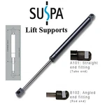 Suspa C16-12105 12" Gas Springs, 65 Lbs, Set Of. Fixed Price $32.99.