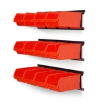 Ultrawall Mounted Storage Bins Plastic Hanging Organizer Garage Tool System. Fixed Price $69.52.