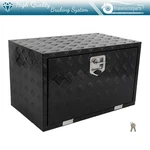 Aluminum Storage Tool Box 30"X 18"X18" W/2X Chain For Truck Garage Home Office. Fixed Price $184.10.