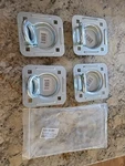 4 Pack D-ring Tie-down Anchors. Fixed Price $14.87.