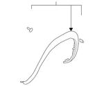 Genuine Nissan Wheel Flare 93827-9Z541. Fixed Price $112.65.