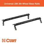Universal 5TH Wheel Base Rails, 25K (4-BOLT Mount, Gloss Black). Fixed Price $179.99.