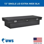 TBS-72-LBTA-BLK 72" Extra-wide Crossover Truck Tool Box. Fixed Price $1237.34.