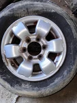 98-00 Nissan Frontier Silver Aluminum Alloy Wheel 15X6.5 No Center Cap. Fixed Price $69.99.