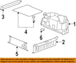 Gm Oem 07-12 Aura,malibu Rear Body Floor Interior Trim-cargo Net 15899374. Fixed Price $35.76.
