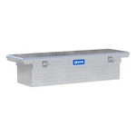 Uws Bright Aluminum 63IN Crossover Truck Box, Low Profile Storage. Fixed Price $631.95.