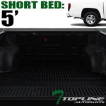 Topline For 2004-2012 Colorado/canyon 5' Rubber Truck Bed Trunk Mat Liners Blk. Fixed Price $86.00.