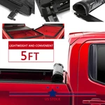 Soft Roll-up Tonneau Truck Bed Cover For 2016-2022 Toyota Tacoma 5FT Short. Fixed Price $115.97.