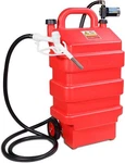 16 Gallon (60 Liter) Portable Fuel Tank With 12V Electric Transfer Pump 3.7GPM. Fixed Price $145.09.