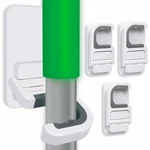 Tinkeep 3PACK Broom And Mop Holder Wall Mount No Count (pack Of 1), White. Fixed Price $18.99.
