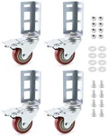 3" Caster Wheels For Boltless Shelving 500 Lb Load Capacity 4 Pack Storage Shelf. Fixed Price $76.46.