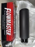 Flowmaster Exhaust Tips - Black 3 Inlet 4 Outlet Stainless Steel. Fixed Price $80.00.