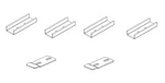 Go Rhino Bracket Kit 69420000T/69420000PC- BRK-6942000. Fixed Price $62.99.