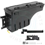 Left Side Black Truck Bed Storage Tool Box Lockable For 19-2021 Dodge Ram 1500. Fixed Price $90.99.