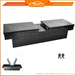 63" Black Aluminum Gull Wing Crossover Truck Trailer Tool Box Storage With Lock. Fixed Price $495.39.