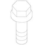 Genuine Ford Mount Bolt W714263-S902. Fixed Price $7.92.