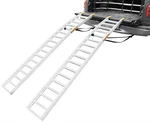 Arch Ramp Loadlite Max 1500 Lbs. Capacity Total Alum. Natural 12"X89" Great Day. Fixed Price $310.00.
