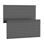Walmann Metal Pegboard Panels For Wall Garage Tools 24"*24", Black 12"*24". Fixed Price $44.05.