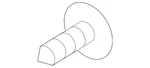 Genuine Nissan Upper Trim Panel Hook 84937-ED000. Fixed Price $11.73.
