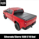 Hard Tri-fold Flip Up Bed Cover For Silverado/sierra 1500 5'10". Fixed Price $849.95.