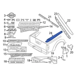 For Nissan Frontier 2013-2021 999T1BZ200CC Rear Truck Bed Molding. Fixed Price $96.39.