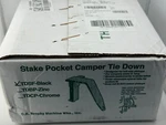 4 Pack Cr Brophy Machine Works Tdsf Black Powder Coated Camper Tie Downs Usa. Fixed Price $103.75.